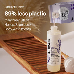 Shampoo Body Wash, Carton Refill, Lavender