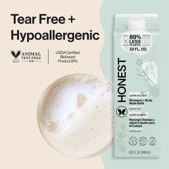 Shampoo Body Wash, Carton Refill, Sensitive