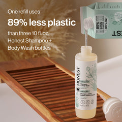Shampoo Body Wash, Carton Refill, Sensitive