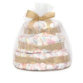 Diaper Cake, Rose Blossoms, Deluxe
