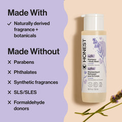 Shampoo + Body Wash, Value Size, Calm