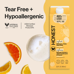 Shampoo Body Wash, Carton Refill, Citrus Vanilla