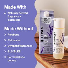 Shampoo Body Wash, Carton Refill, Lavender