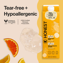 Bubble Bath, Carton Refill, Citrus Vanilla