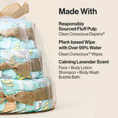 Diaper Cake, Above It All, Deluxe