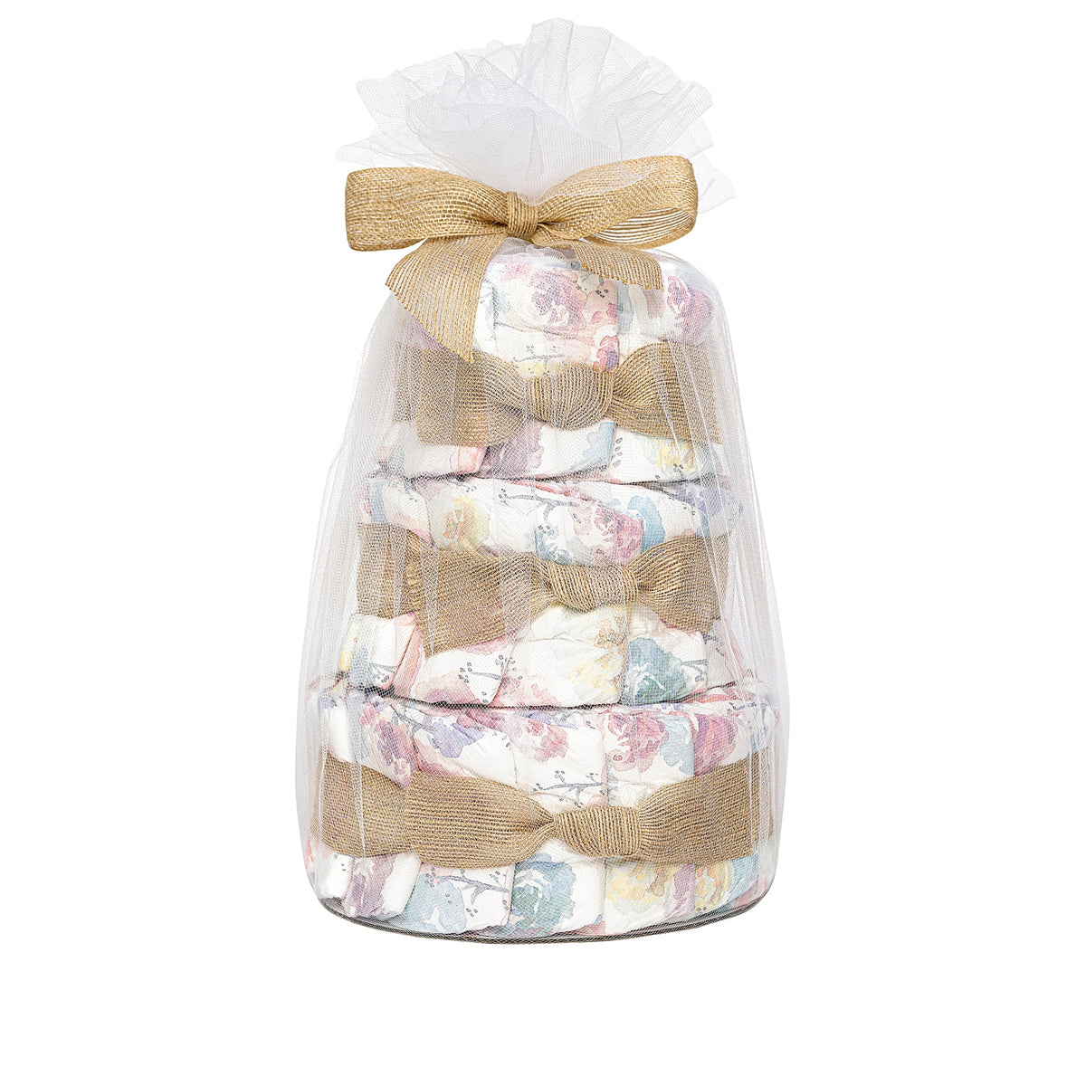 Diaper Cake, Rose Blossoms