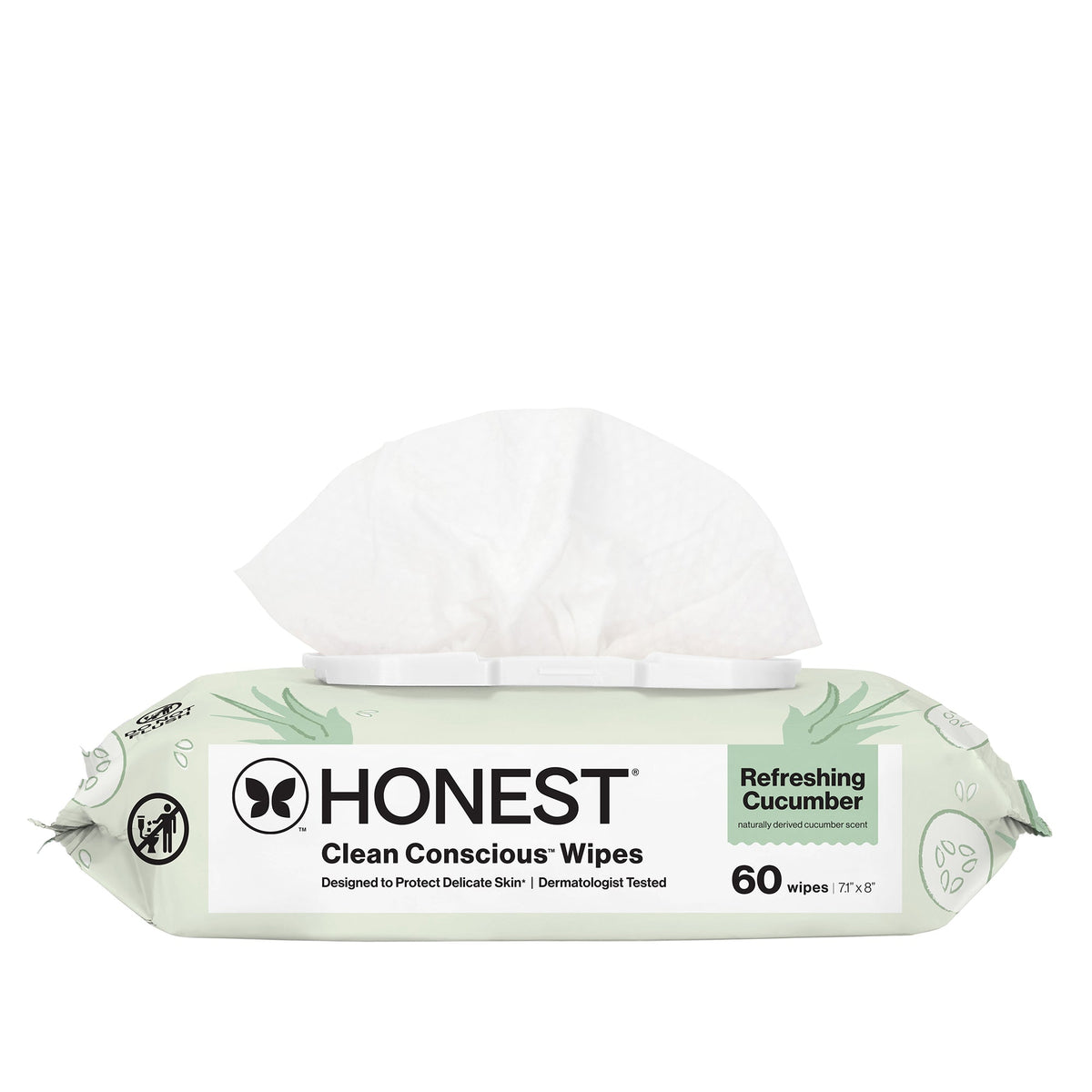 Scented Wipes, Hydrate + Cleanse